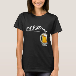 T-shirt Boisson alcoolisée féminine du lundi au vendredi D