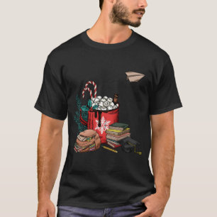 T-shirt boisson de noël de cacao drôle Noël Jour 2022