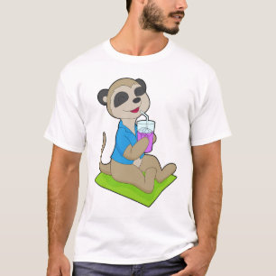 T-shirt Boisson de plage de suricate été