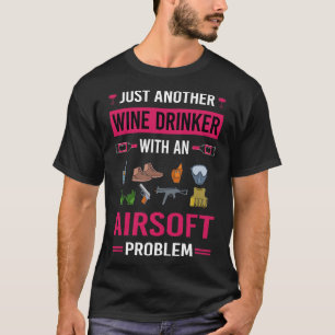 T-shirt Boisson de vin Airsoft