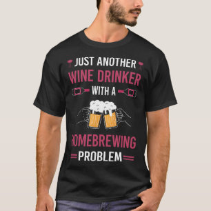 T-shirt Boisson de vin bière maison brasserie brasserie br