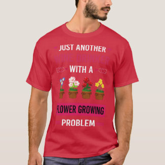 T-shirt Boisson de vin Fleurs de culture jardinage