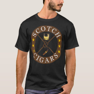 T-shirt Boisson écossais et fumeur de cigares Classe Idéal