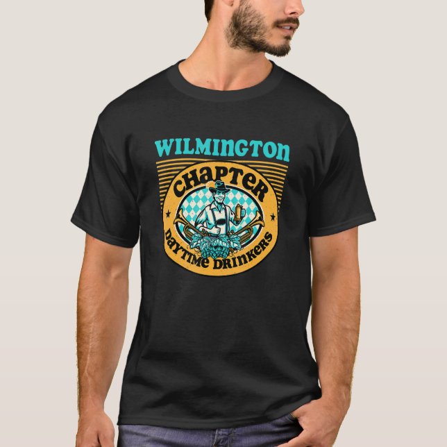 T-shirt Boissons De Jour De L'Amérique Wilmington De Chapi (Devant)