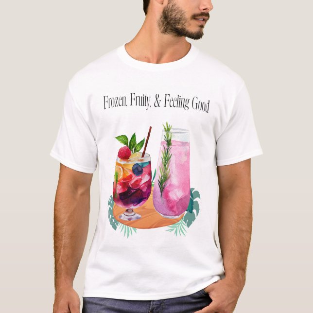 T-SHIRT BOISSONS D'ÉTÉ  (Devant)