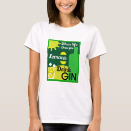 T-shirt Boissons Gin | Love Gin | Décor | Service de barre