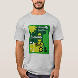 T-shirt Boissons Gin | Love Gin | Décor | Service de barre