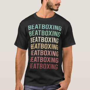 T-shirt Boîte à Beatboxing de Beatboxing Texte coloré