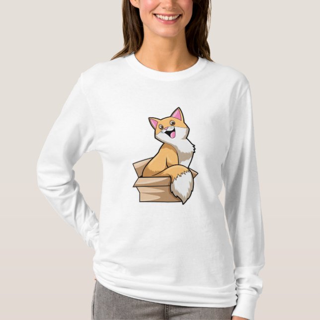 T-shirt Boîte à chat (Devant)