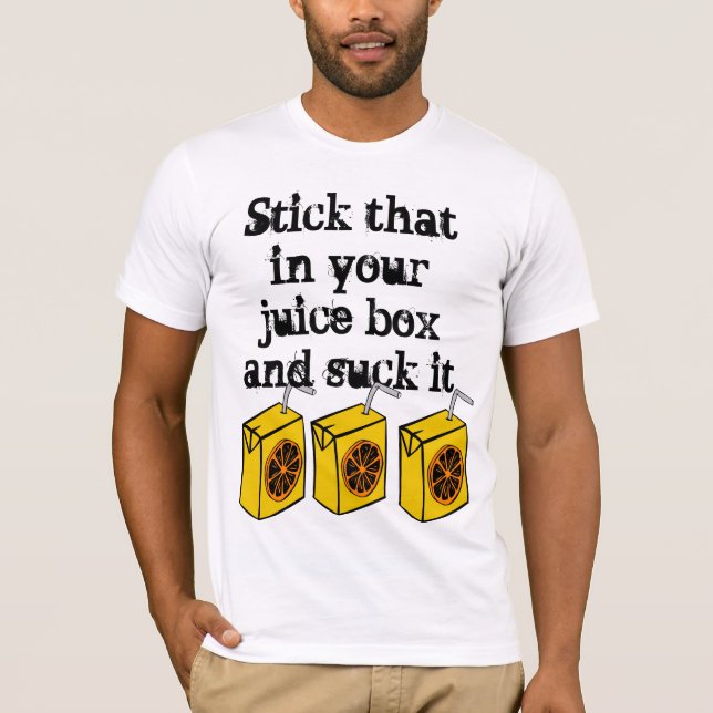 T-shirt Boîte à jus (Devant)