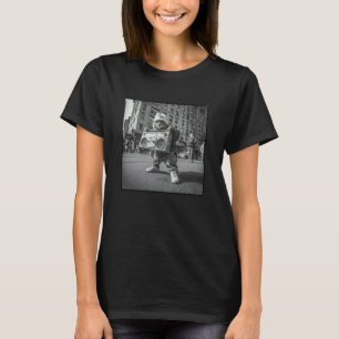 T-shirt Boîte à musique de chat de photographie de rue des