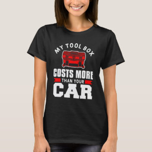 T-shirt Boîte à outils de l'homme du garage coûte plus que
