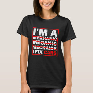 T-shirt Boîte à outils de mécanicien pour réparer les boss