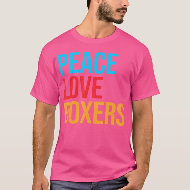 T-shirt Boîte d'amour pour la paix (Devant)