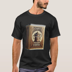 T-shirt Boîte de café à l'ancienne Capfe Coffee Co.