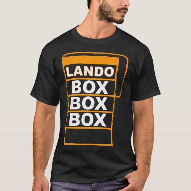 T-shirt Boîte de course Crew Lando (Devant)