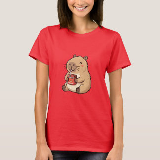 T-shirt Boîte de jus de capybara