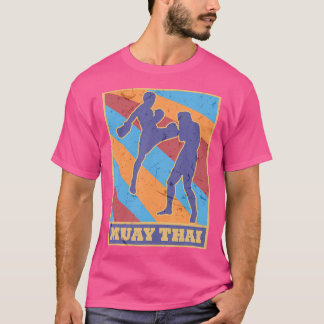 T-shirt Boîte de Mixed martial art de kickboxe Vintage de 