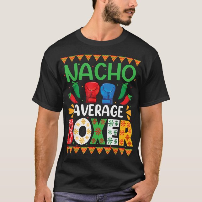 T-shirt Boîte de Nachos Moyenne Fête de Cinco De Mayo Fest (Devant)