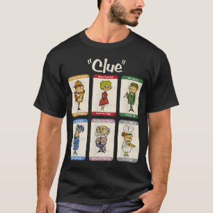 T-shirt Boîte de personnage rétro Clue
