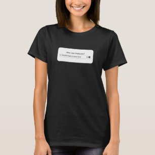 T-shirt Boîte de promptes d'IA simuler l'espoir dans un to