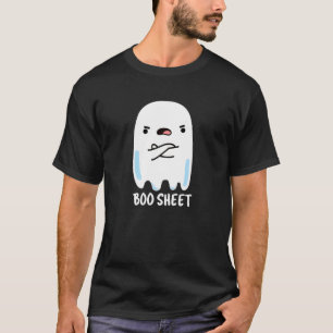T-shirt Boite Fiche Funny Halloween Ghost Pun Dark BG