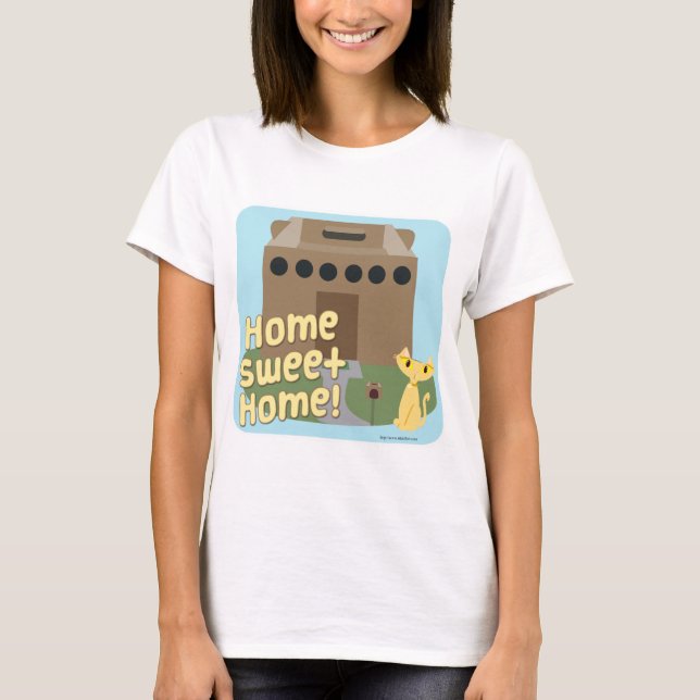 T-shirt Boîte pour animaux avec trous amusant animal caric (Devant)