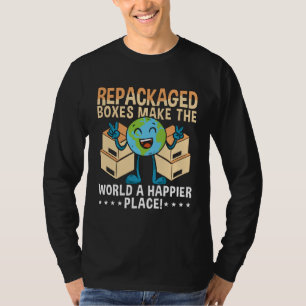 T-shirt Boîtes reconditionnées font changer le climat Jour