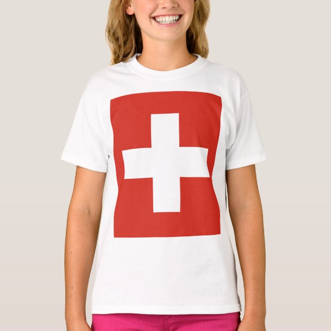 T-shirt Boitier de téléphone indicateur Suisse (Devant)