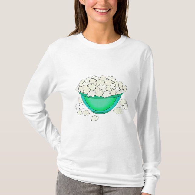 T-shirt bol de pop-corn (Devant)