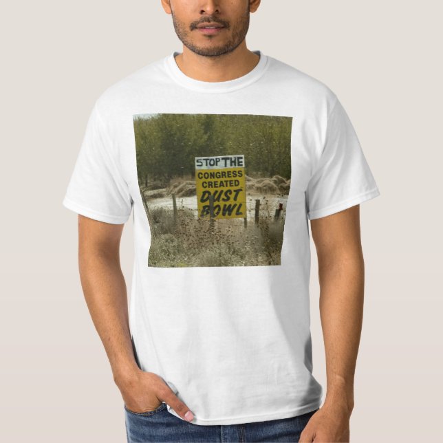 T-shirt Bol de poussière créé par le Congrès (Devant)