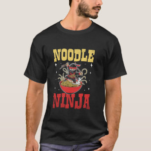 T-shirt Bol de soupe de nouilles Ninja Noodle