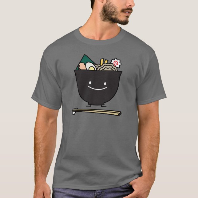 T-shirt Bol heureux de Ramen (Devant)