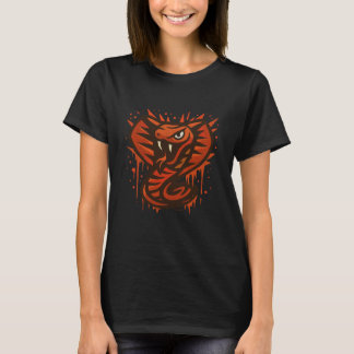 T-shirt Bold Cobra Illustration – Fierce Modern Snake