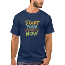 Bold Distressed Start Your Adventure Now Typograph