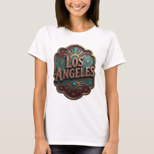 T-shirt Bold Gold LOS ANGELES Vêtement Artistique