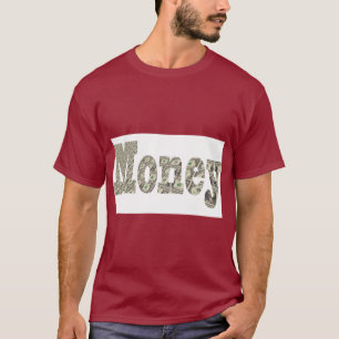 T-Shirt Bold Money Print pour les pionniers de la