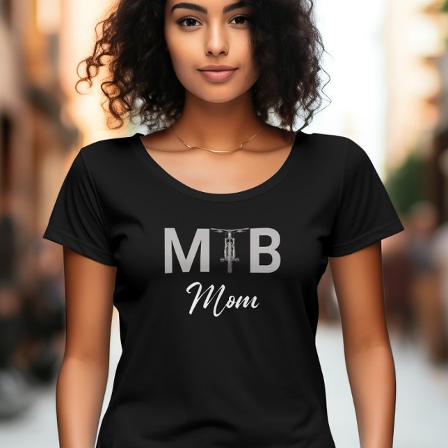 T-shirt Bold MTB Mom for Mama Mother Mountain Biker (Créateur téléchargé)