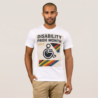 T-shirt Bolely Able - Handicap Fierté Mois Juillet Design