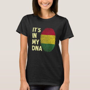 T-shirt Bolivie Dans Mon Adn Équipe Drapeau Bolivien Boliv