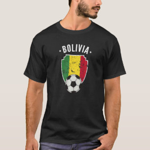 T-shirt Bolivie Football Bolivie Drapeau Football Pride bo