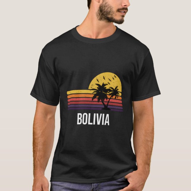 T-shirt Bolivie Vacances (Devant)