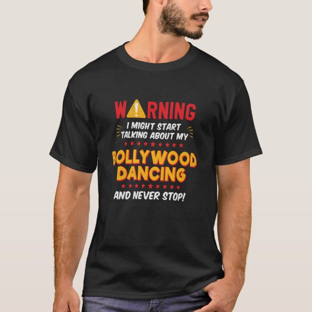 T-shirt Bollywood Dancing Joke Graphic (Devant)