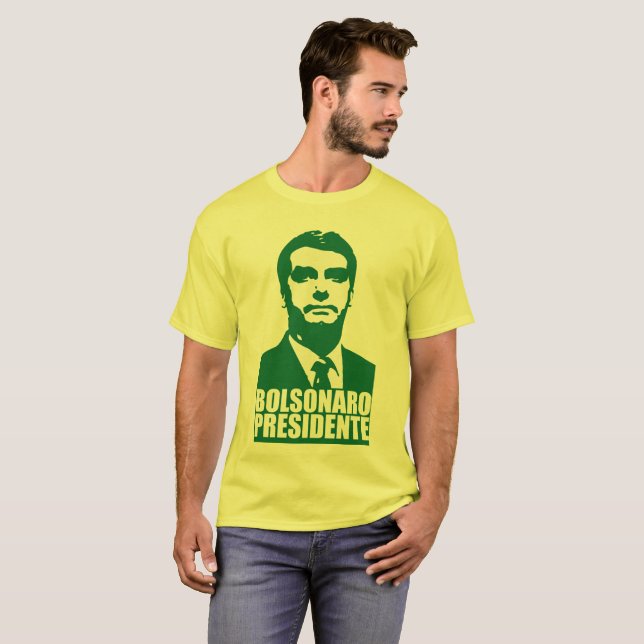 T-shirt Bolsonaro le président chemise (Devant entier)