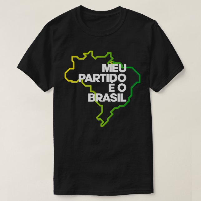 T-shirt Bolsonaro Presidente 2022 Brasil  Camiseta  (Design devant)