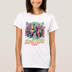 T-shirt Bomb Rush Cyberfunk – Rébellion de la rue néon