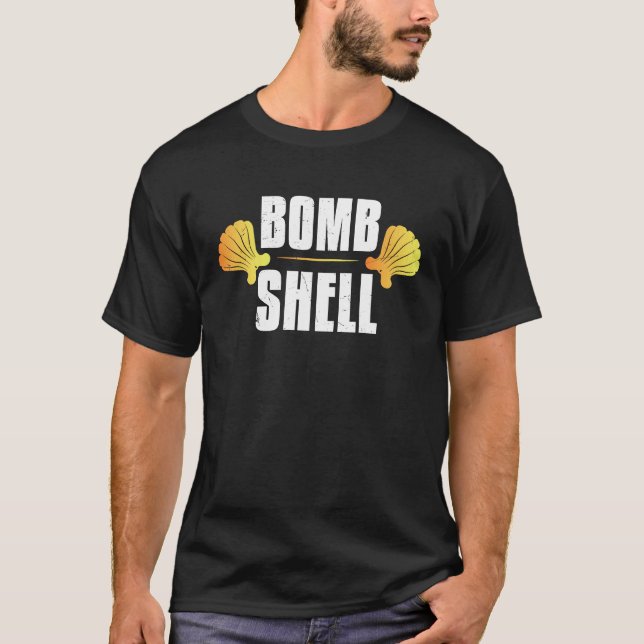T-shirt Bomb Shell Seashell Collector Seashell (Devant)