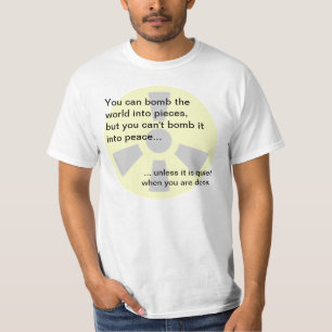 T-shirt Bombardement aux paix