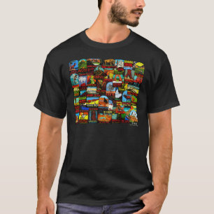 T-shirt Bombe américaine de décalque de Vintage voyage d