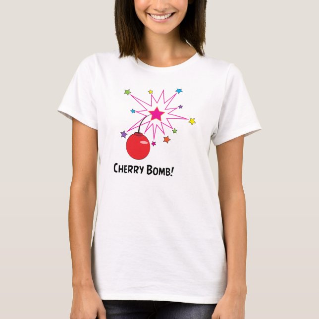T-shirt Bombe cerise (Devant)